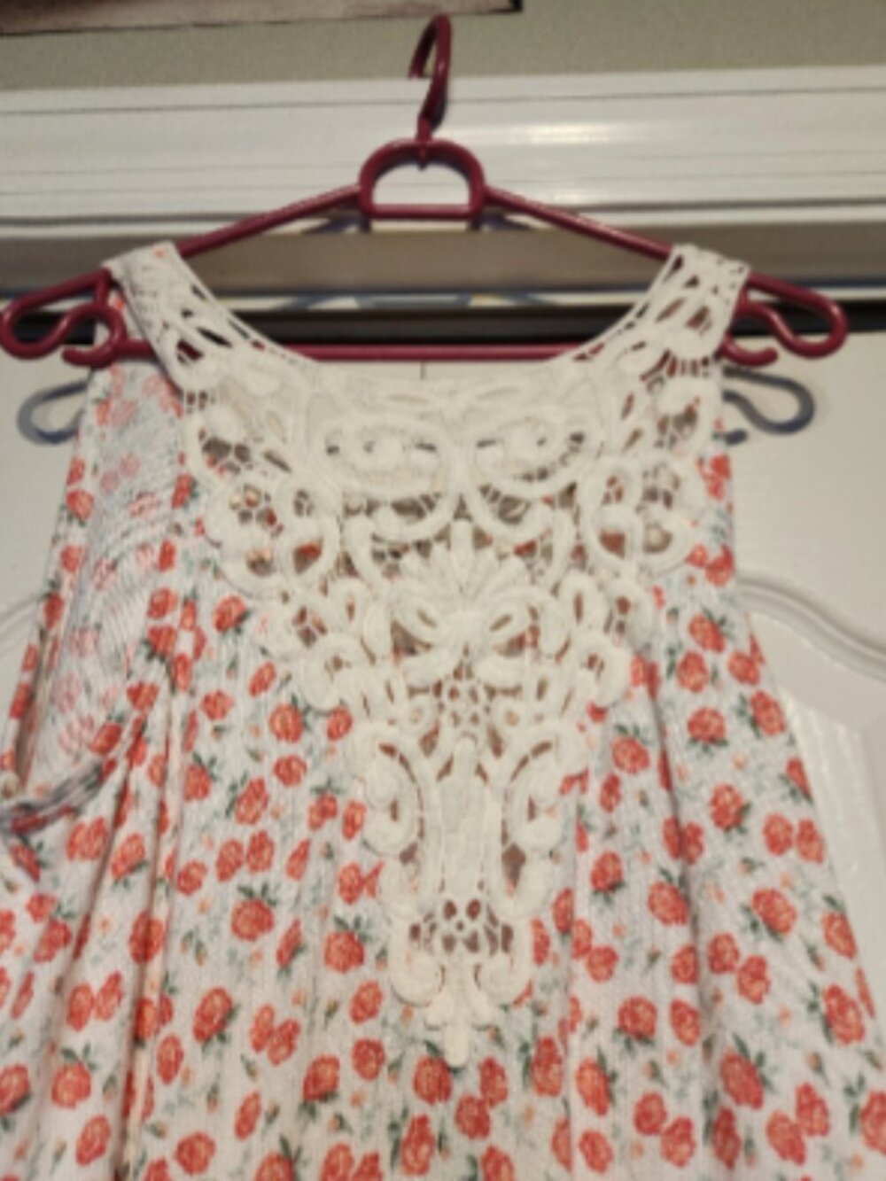 Pretty Rene Rofe Nightgown L Like New - Picture 3 of 4